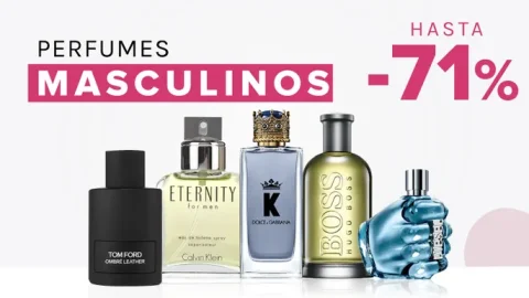 Perfumes Masculinos con Hasta un 71% Descuento en Druni